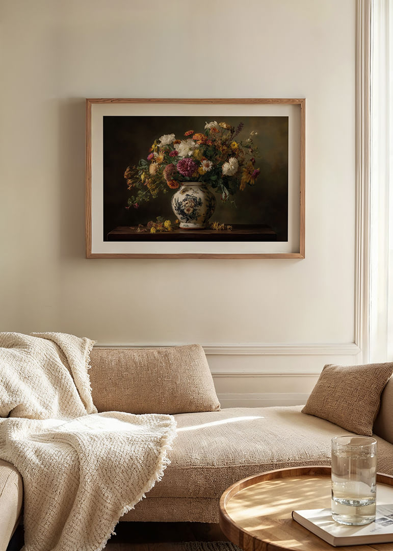 Una composizione floreale che diffonde una bellezza senza tempo.-12