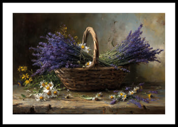 Poster Rustic Lavender Bloom