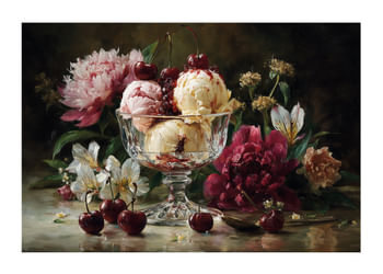 Affiche Petal And Cream Bliss