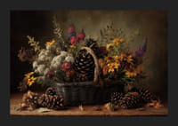 The beauty of autumn in a colorful bouquet.-5