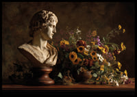 Classic bust with vibrant floral detailing.-6
