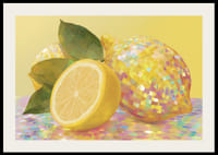 Des citrons pétillants dans un kaléidoscope de couleurs.-2