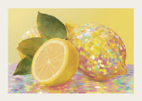 Des citrons pétillants dans un kaléidoscope de couleurs.-3