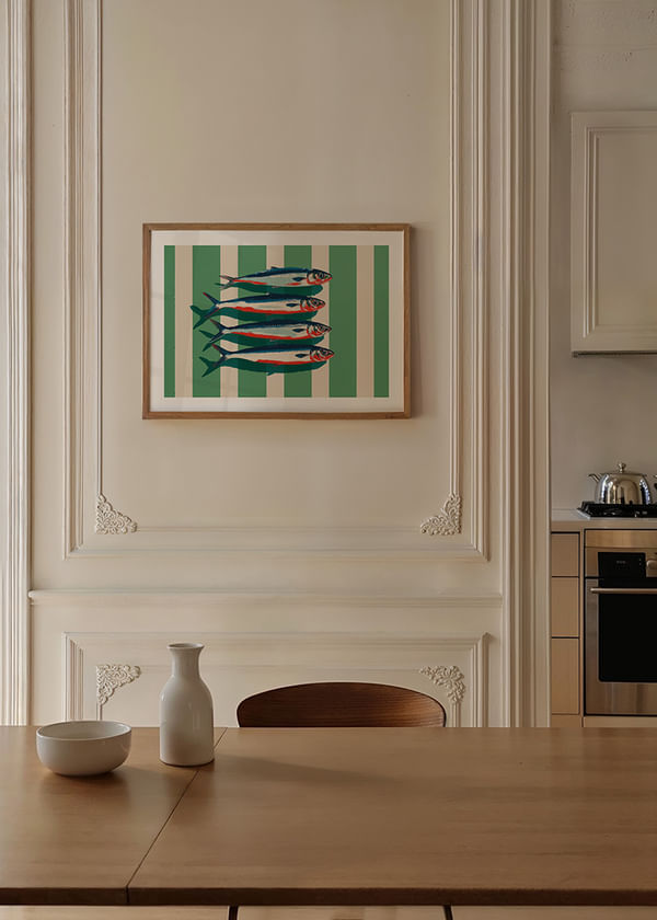 Juliste Retro Fish Symphony crossfade