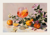 Ett glas fyllt med citrus och blommor skapar livfullhet och elegans.-3