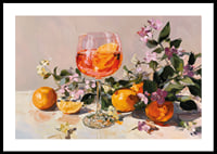 Ett glas fyllt med citrus och blommor skapar livfullhet och elegans.-0