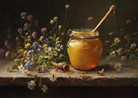 The golden honey of the sun surrounded by the colorful symphony of flowers.-7