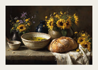 Sparkling flowers and bread in a warm and down-to-earth atmosphere.-3