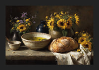 Sparkling flowers and bread in a warm and down-to-earth atmosphere.-5