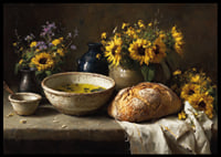 Sparkling flowers and bread in a warm and down-to-earth atmosphere.-6