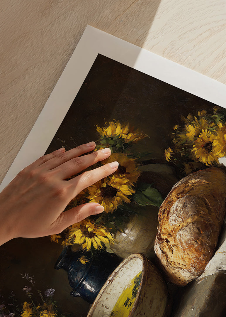 Sparkling flowers and bread in a warm and down-to-earth atmosphere.-12