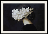 A silhouette enveloped in blooming beauty creates mystery.-2