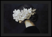 A silhouette enveloped in blooming beauty creates mystery.-4