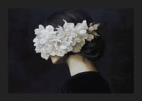 A silhouette enveloped in blooming beauty creates mystery.-5