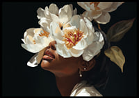A mysterious beauty is hidden behind an enchanting bouquet of flowers.-6