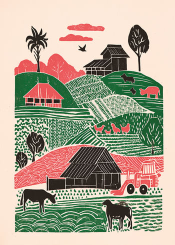 Poszter Hillside Harmony