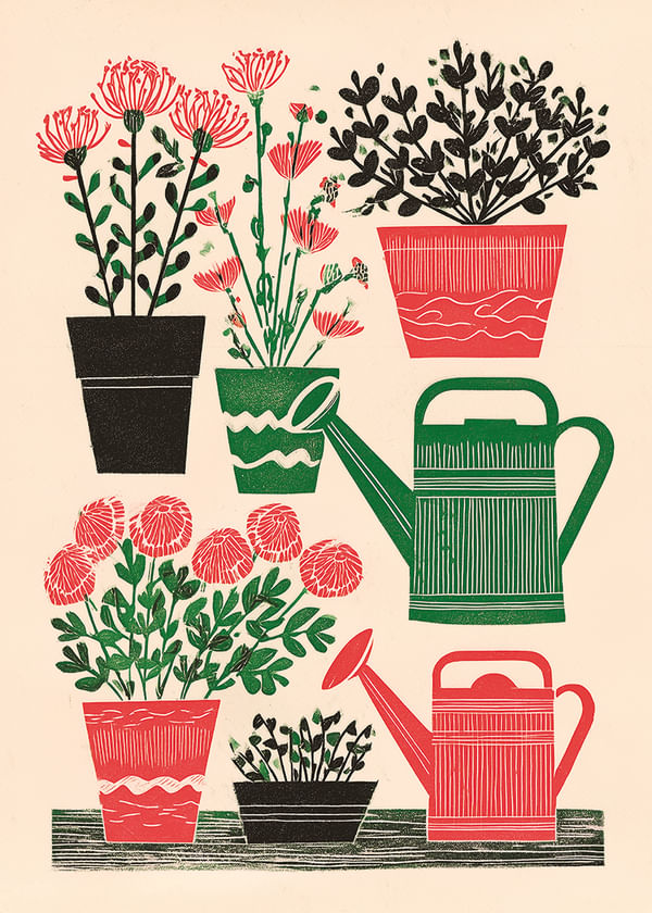 Poster Floral Garden Harmony