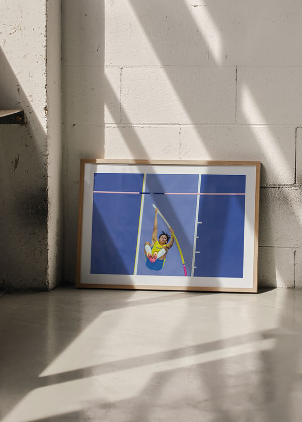 Poster Armand Duplantis Paris 2024 Olympic Games crossfade