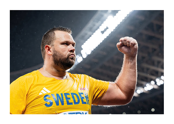Poster Daniel Ståhl 2025 World Athletics Championships Tokyo Gold Medal