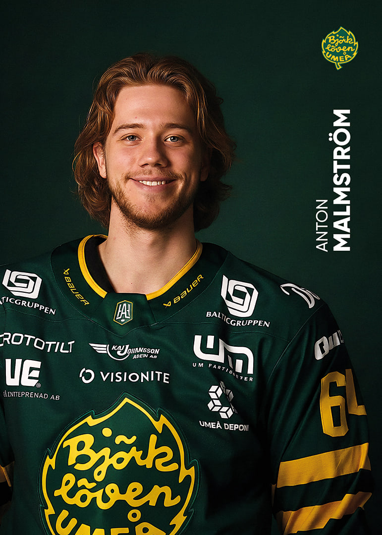 Anton Malmström #64 Björklöven 2025/2026-12