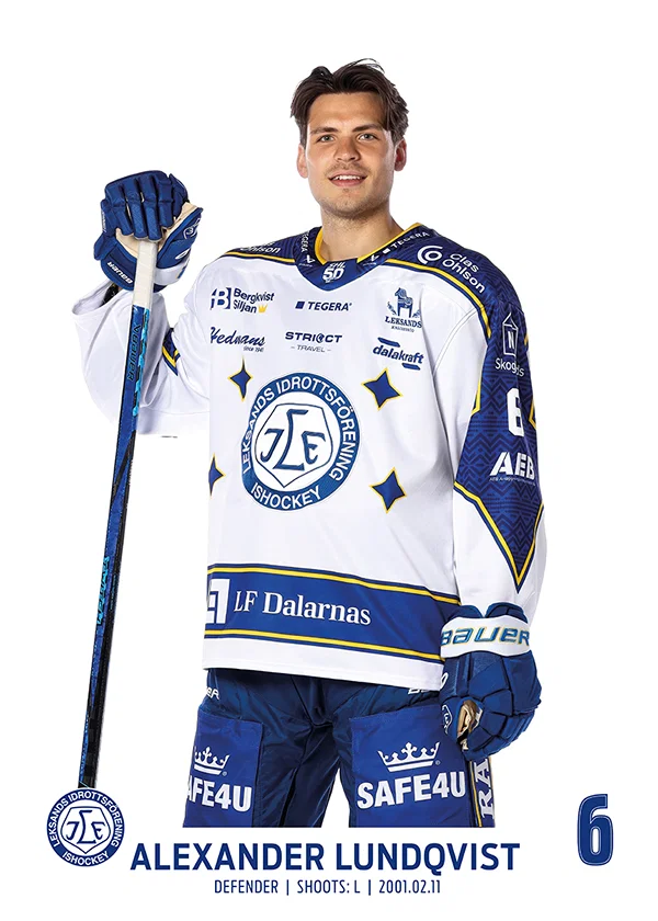 Poster Alexander Lundqvist #6 Leksands IF 2025/2026