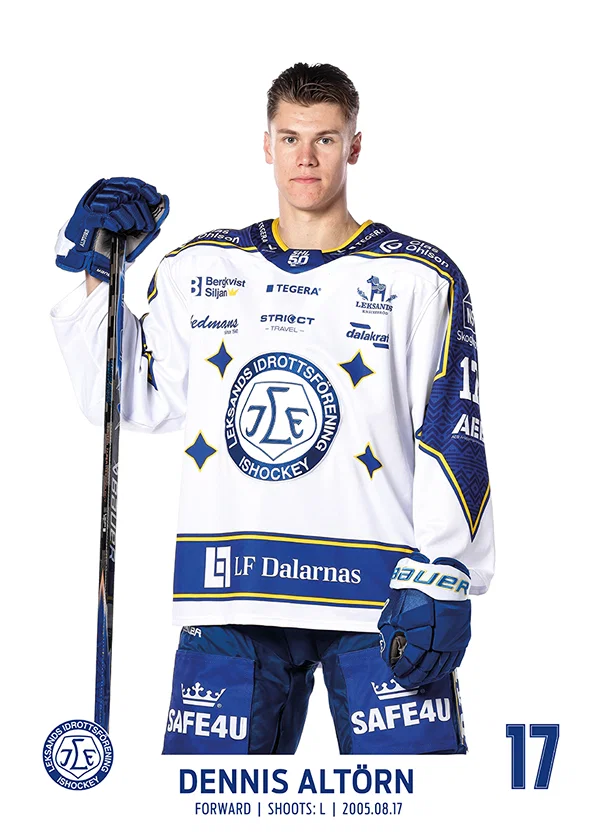 Poster Dennis Altörn #17 Leksands IF 2025/2026