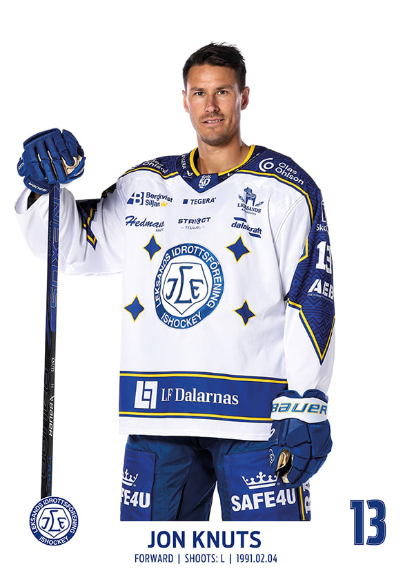 Poster Jon Knuts #13 Leksands IF 2025/2026