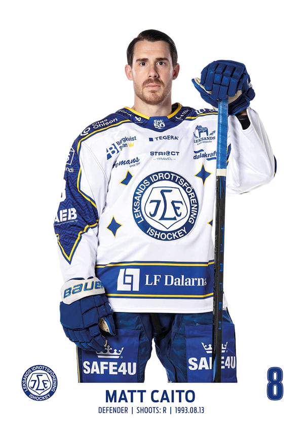 Poster Matt Caito #8 Leksands IF 2025/2026