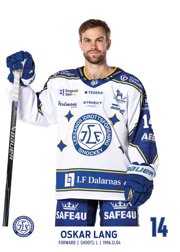 Poster Oskar Lang #14 Leksands IF 2025/2026