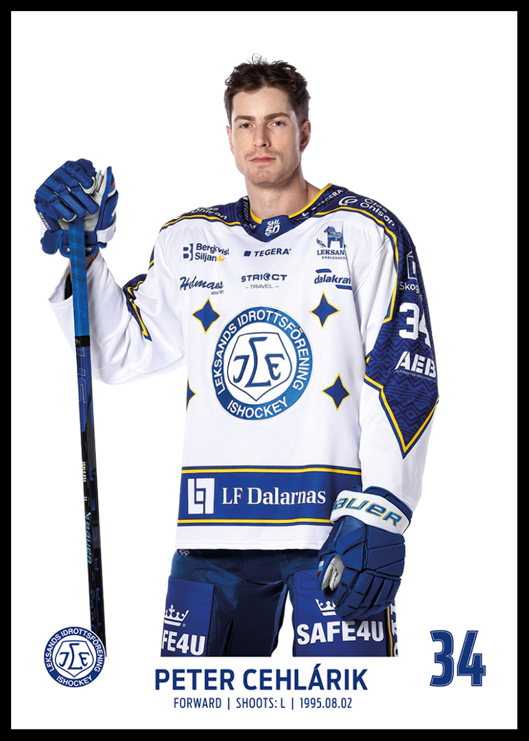 Peter Cehlárik #34 Leksands IF 2025/2026-12