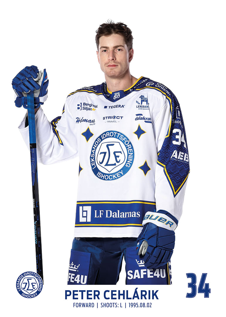 Peter Cehlárik #34 Leksands IF 2025/2026-12