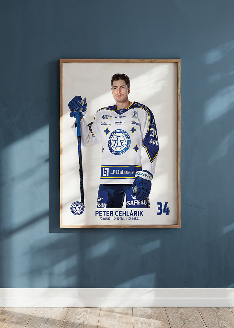 Peter Cehlárik #34 Leksands IF 2025/2026-12
