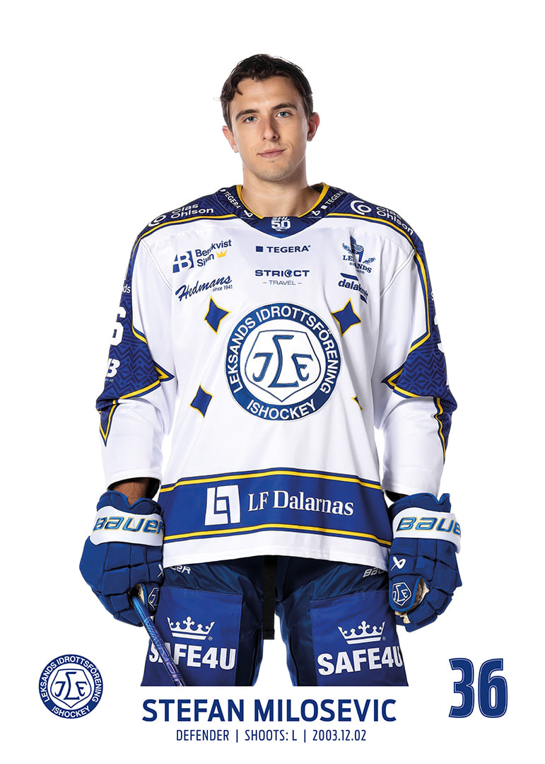 Stefan Milosevic #36 Leksands IF 2025/2026-12