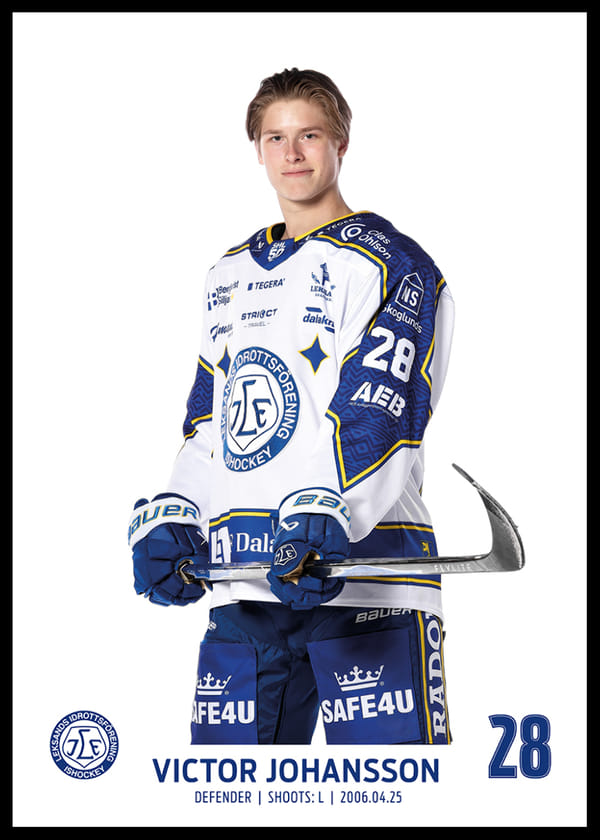 Poster Victor Johansson #28 Leksands IF 2025/2026