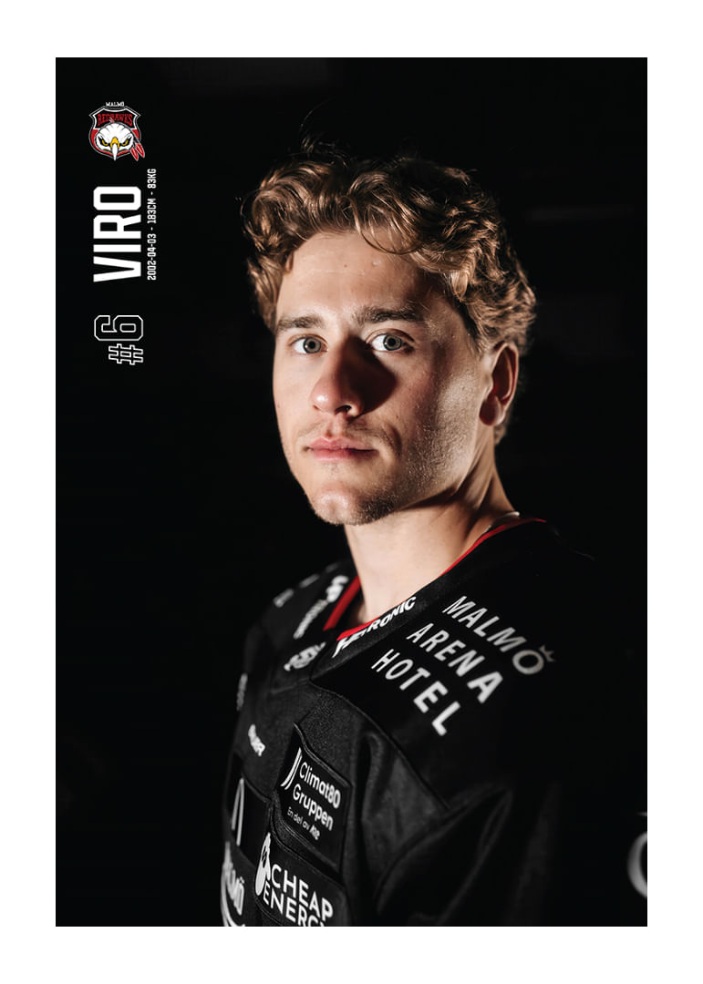 Eemil Viro #6 Malmö Redhawks 2025/2026-12