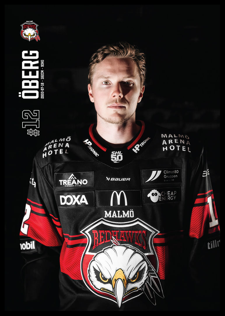 Linus Öberg #12 Malmö Redhawks 2025/2026-12