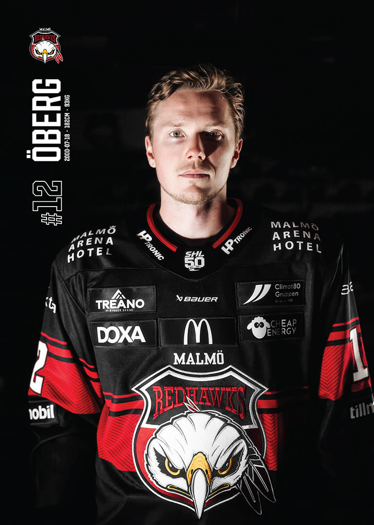 Linus Öberg #12 Malmö Redhawks 2025/2026-12