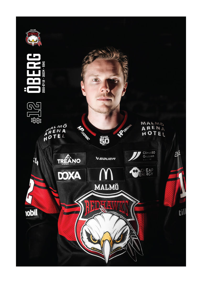 Linus Öberg #12 Malmö Redhawks 2025/2026-12
