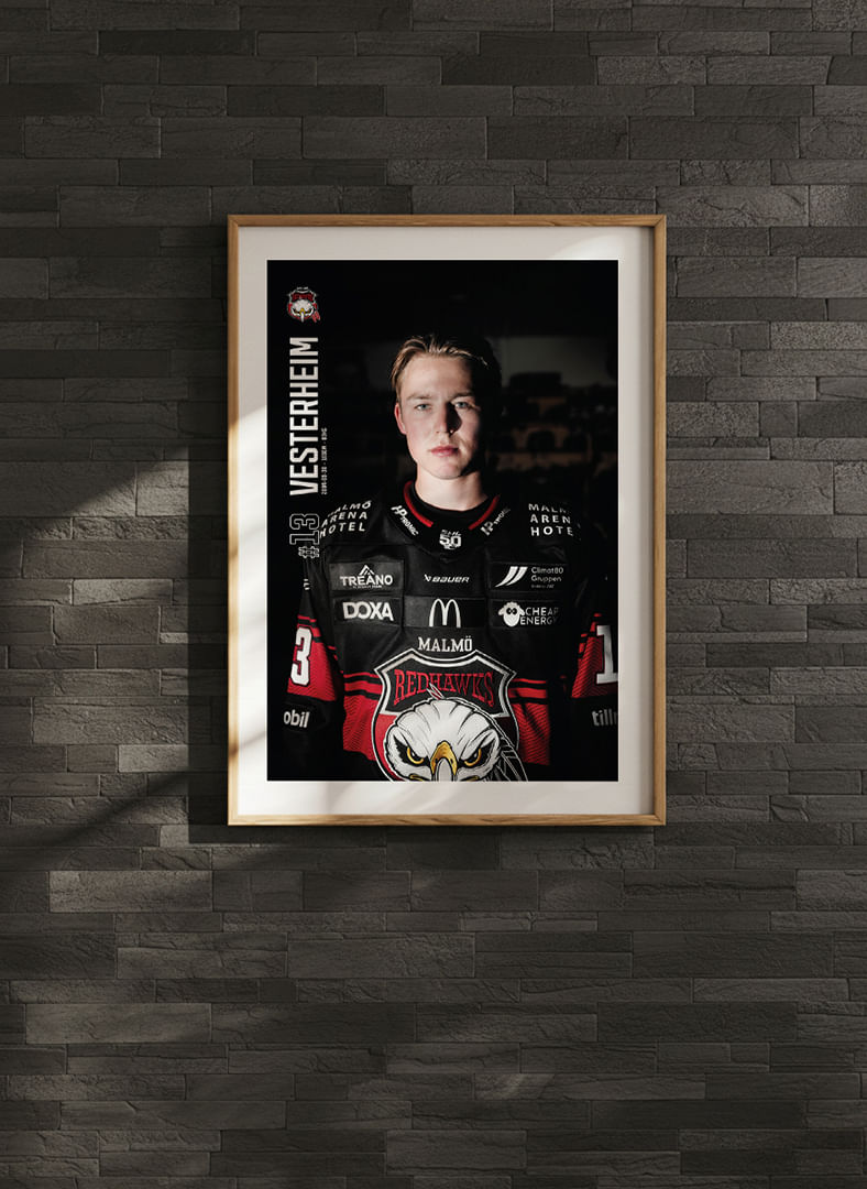 Petter Vesterheim #13 Malmö Redhawks 2025/2026-12