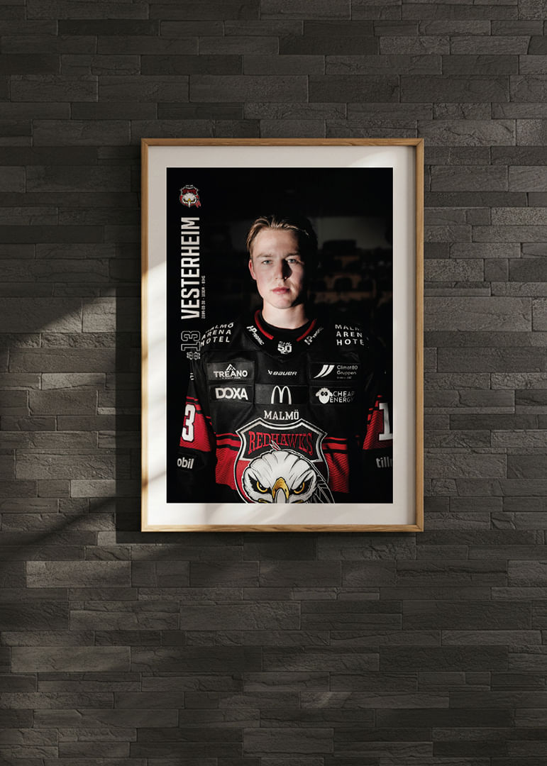 Petter Vesterheim #13 Malmö Redhawks 2025/2026-12