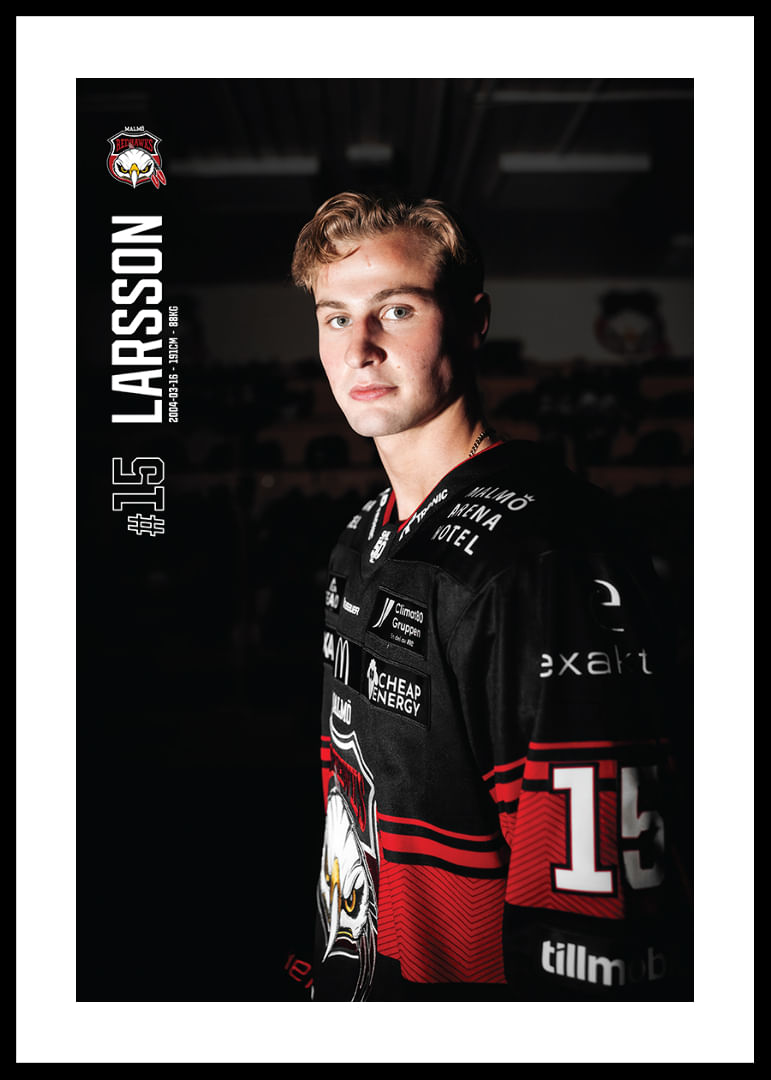 Freddie Larsson #15 Malmö Redhawks 2025/2026-12