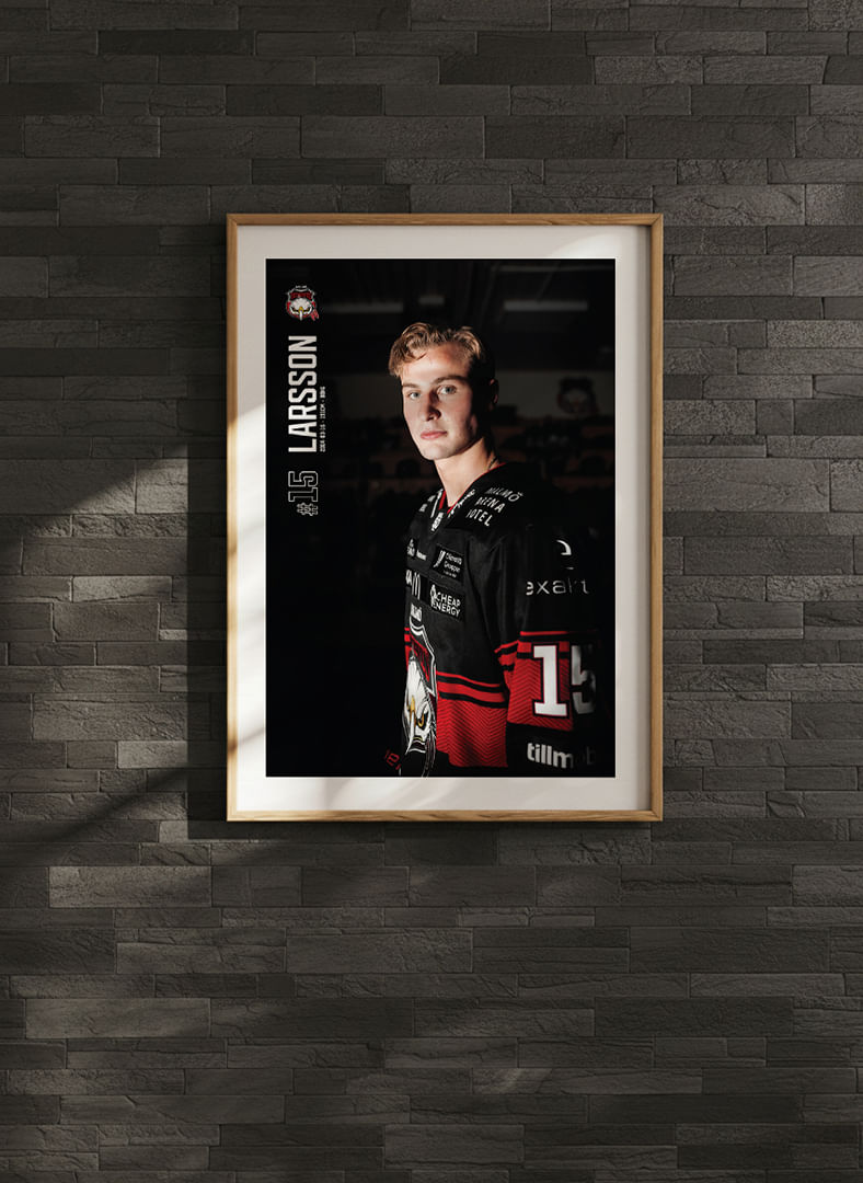 Freddie Larsson #15 Malmö Redhawks 2025/2026-12