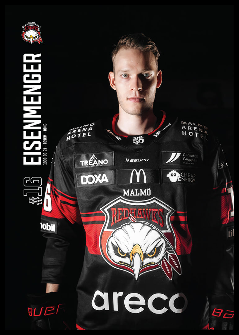 Maximilian Eisenmenger #16 Malmö Redhawks 2025/2026-12