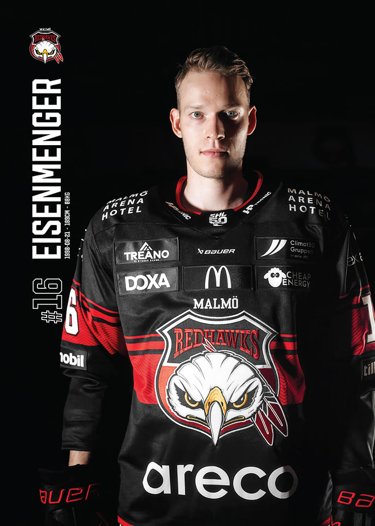 Maximilian Eisenmenger #16 Malmö Redhawks 2025/2026-12