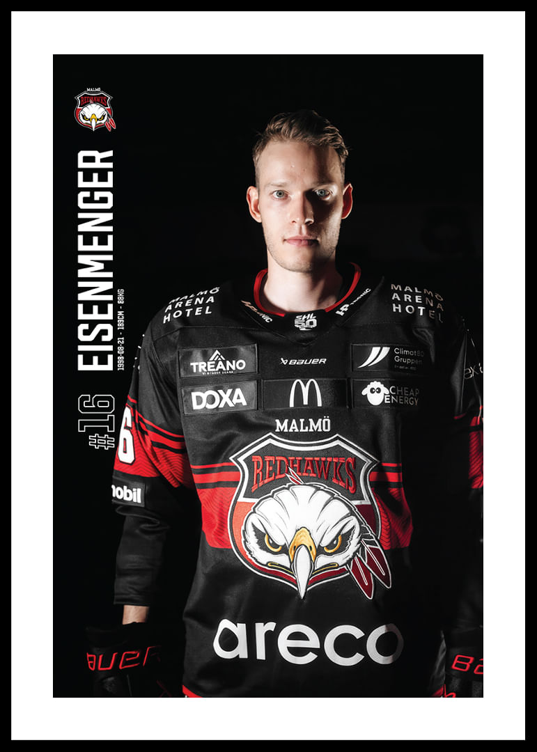 Maximilian Eisenmenger #16 Malmö Redhawks 2025/2026-12