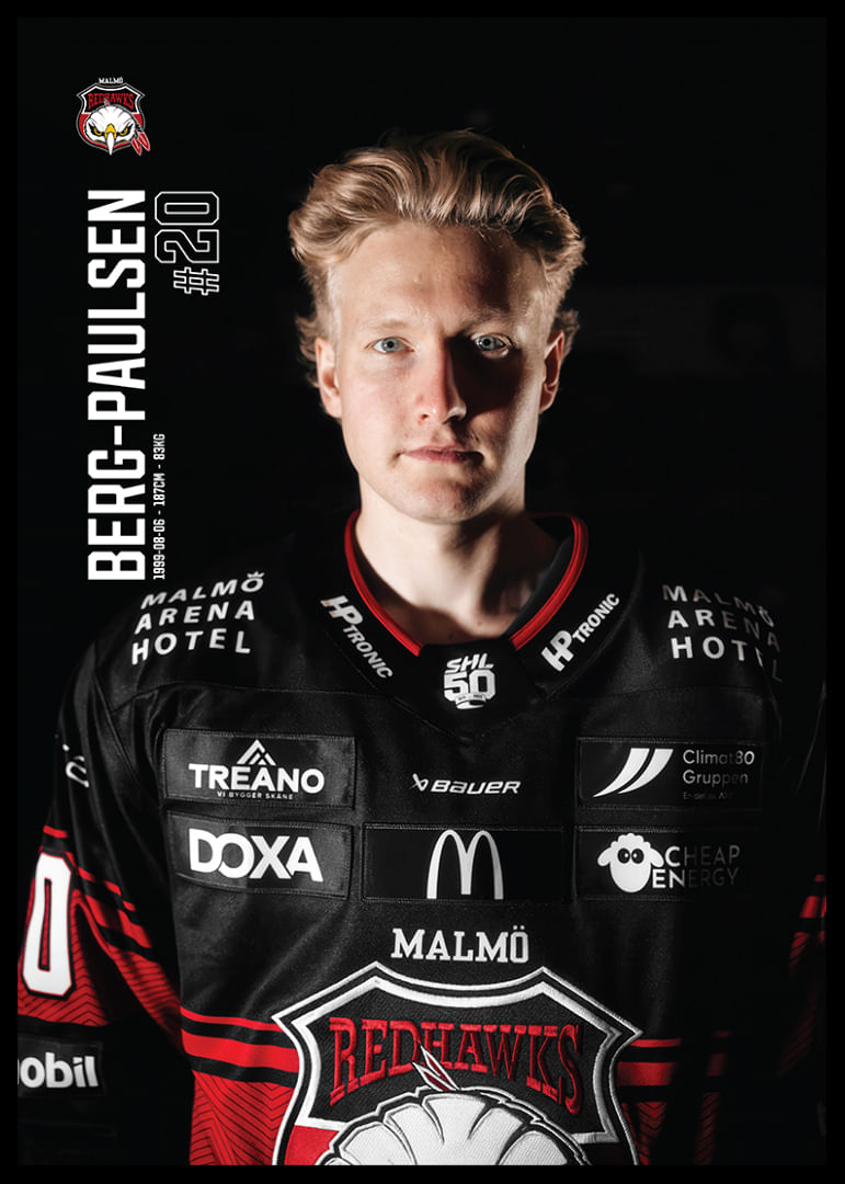 Thomas Berg Paulsen #20 Malmö Redhawks 2025/2026-12