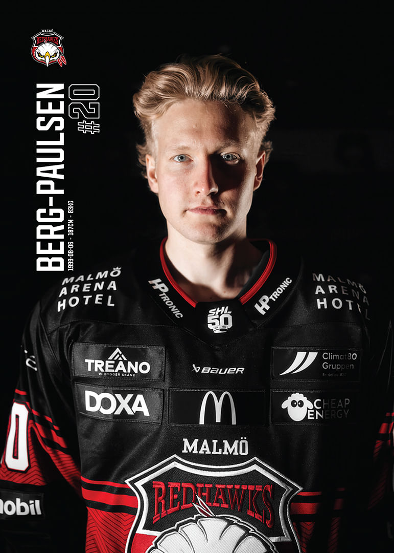Thomas Berg Paulsen #20 Malmö Redhawks 2025/2026-12