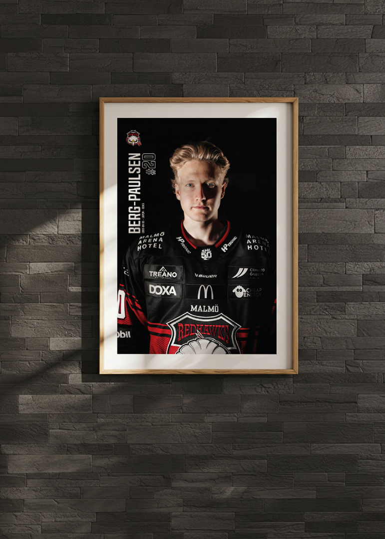 Thomas Berg Paulsen #20 Malmö Redhawks 2025/2026-12