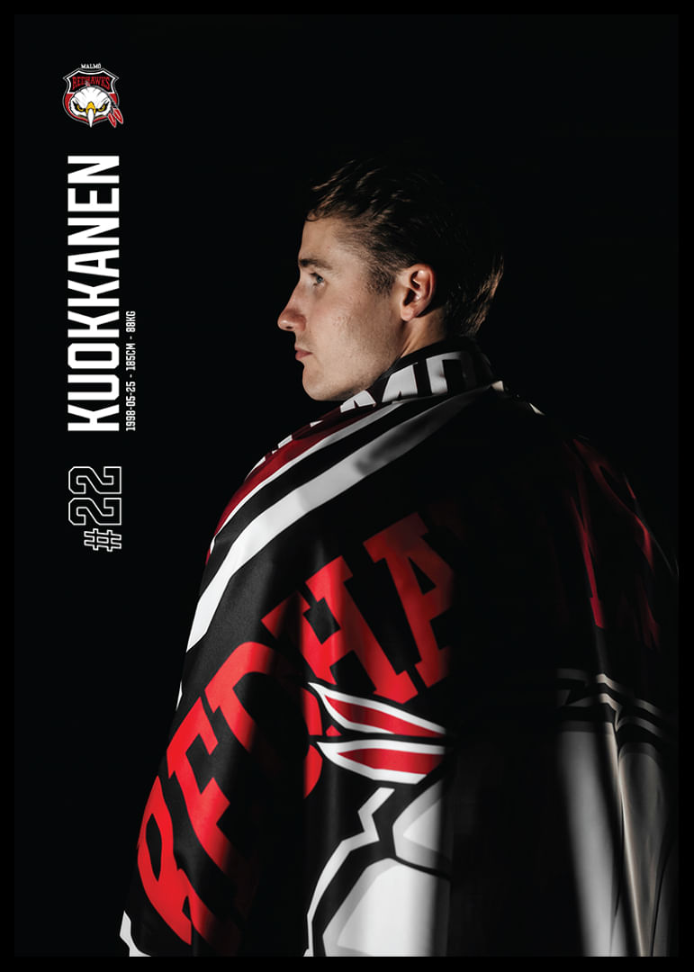 Janne Kuokkanen #22 Malmö Redhawks 2025/2026-12