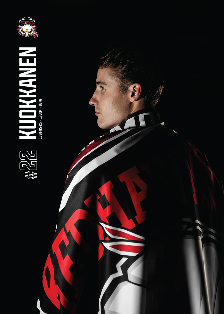 Janne Kuokkanen #22 Malmö Redhawks 2025/2026-12